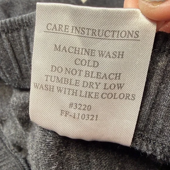 Free Fly Heritage Fleece Bamboo Jogger Sweatpant Mens M Charcoal Lounge Cozy - Picture 11 of 15